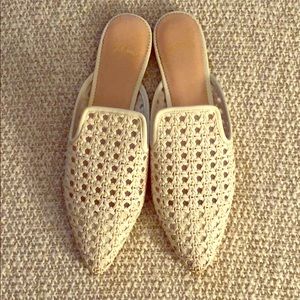 J crew woven slides